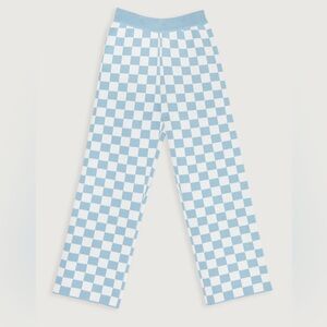 OAK + FORT Checkered Knit Pant - LIKE NEW